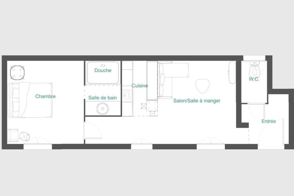 Appartement T2 Independant Au Coeur De La Ville Bourges Eksteriør bilde